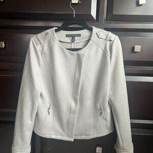 White House Black Market Jacket Size Medium Gray